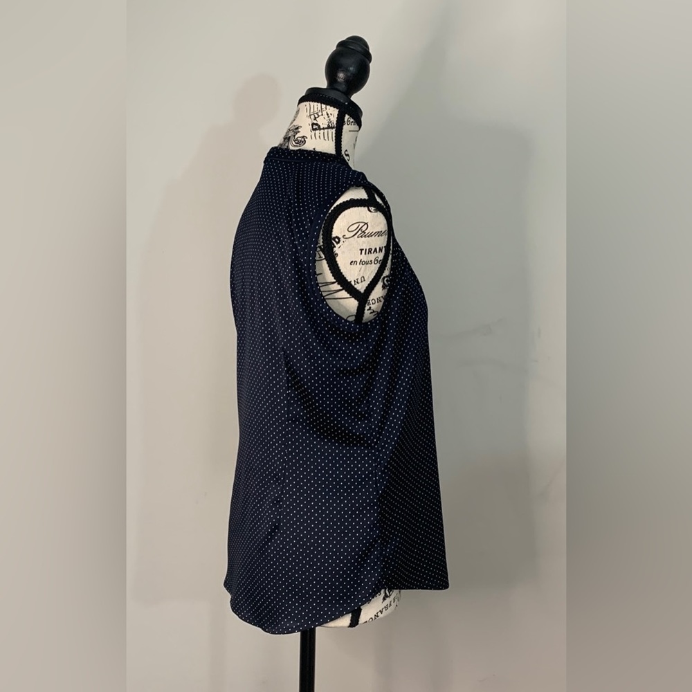 Ann Taylor Dark Blue Sleeveless Size: S - Picture 7 of 11